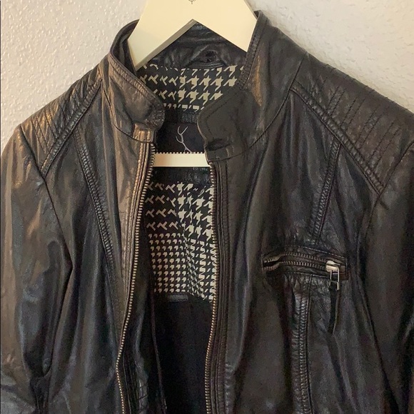 Bod & Christensen Leather Jacket Size M - Picture 2 of 5